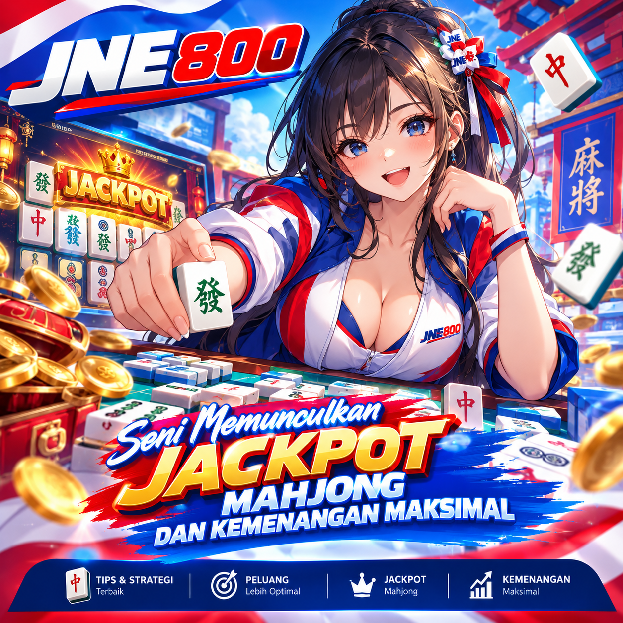 JNE800 : Seni Memunculkan Jackpot Mahjong dan Kemenangan Maksimal image 1
